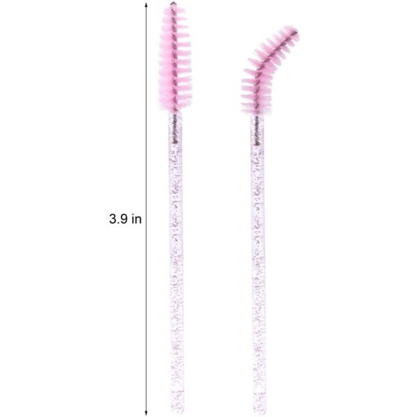 61U11cJbPAL._SL1500_.jpg Tbestmax 100 Disposable Eyelash Brush Mascara Wands Spoolies for Eye Lashes Extension Eyebrow and Makeup Pink