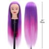 Mannequin Head with Hair, TopDirect 29" Hair Manikin Training Head Hairs Practice Cosmetology Hairs Doll Styling Hairdressing Braiding Heads with Clamp Holder and Tool Kit