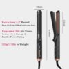 61UdzqaG6nL._AC_SL1500_.jpg Hair Straightener and Curler 2-in-1, 360° Airflow Styler Curling Iron, 1.25 Inch Curling Wand, 20 Million Negative Ion Hair Care, 5 Temps & Auto Off, Dual Voltage (Black)