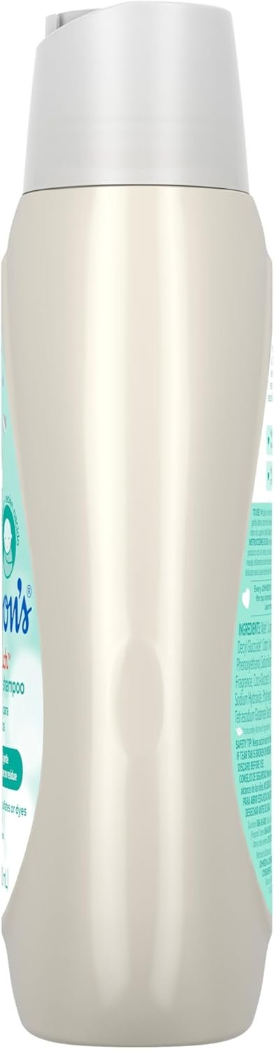 Johnson's CottonTouch Newborn Baby Body Wash & Shampoo, Gentle & Tear-Free, Made with Real Cotton, Gently Washes Away Dirt & Germs, Sulfate- & Paraben-Free for Sensitive Skin, 13.6 fl. oz