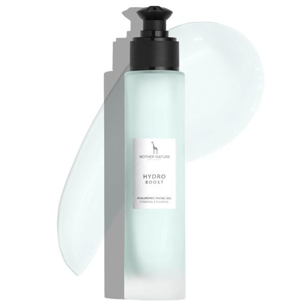 Hyaluronic Acid Moisturiser Gel with Organic Aloe Vera - NATURAL VEGAN COSMETICS - 100ml - Intensive Hydration - Anti-Ageing and Anti-Wrinkle Face Care for Men and Women