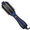 One Step Hair Dryer & Volumizing Brush, Aima Beauty Hair Styling Tool - Ceramic Straightener, Curler, Hot Air Styler & Ionic Salon Brush, Prussian Blue
