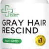 61V3uMJUfiL._AC_SL1500_.jpg DR VITAMIN SOLUTIONS Gray Hair Rescind with Catalase - Antiaging Hair, Skin and Nails Vitamins, Pantothenic Acid, Folic Acid 400mcg, Biotin 300mcg, Saw Palmetto for Men and Women