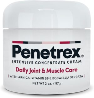 Penetrex Joint & Muscle Therapy - Soothing Muscle Rub for Back, Neck, Hands, Feet - Premium Whole Body Rub with Arnica, Vitamin B6 MSM & Boswellia - Non-Greasy 2oz Cream