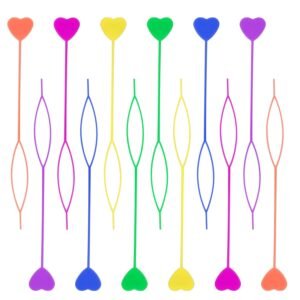12pcs Quick Beader for Hair Braids Loading Beads Braid Stringer Ponytail Maker Plastic Hair Tail Beading Tools Kit for Kids Girls (Colorful)