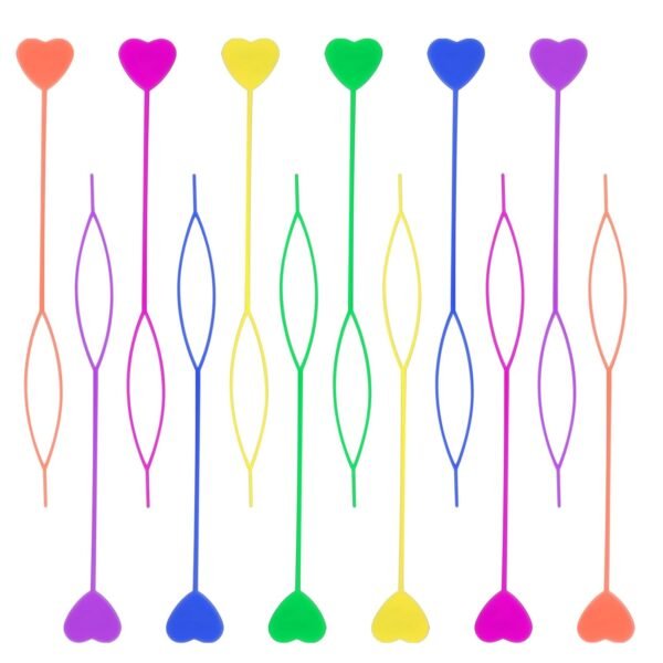 12pcs Quick Beader for Hair Braids Loading Beads Braid Stringer Ponytail Maker Plastic Hair Tail Beading Tools Kit for Kids Girls (Colorful)