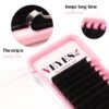 61VWcFYi0PL._SL1500_.jpg VEYES INC Easy Fan Volume Lash Extensions 03 05 07 J/B/L/C/CC/D/DD Curl 8-25mm Mixed & Single Length Tray, Matte Black Self Fanning Eyelashes, Professional Supplies for Lash Techs (0.03 D 8-16mm)