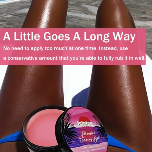 intensive tanning gel peach, tanning gel for outdoor sun, 200g