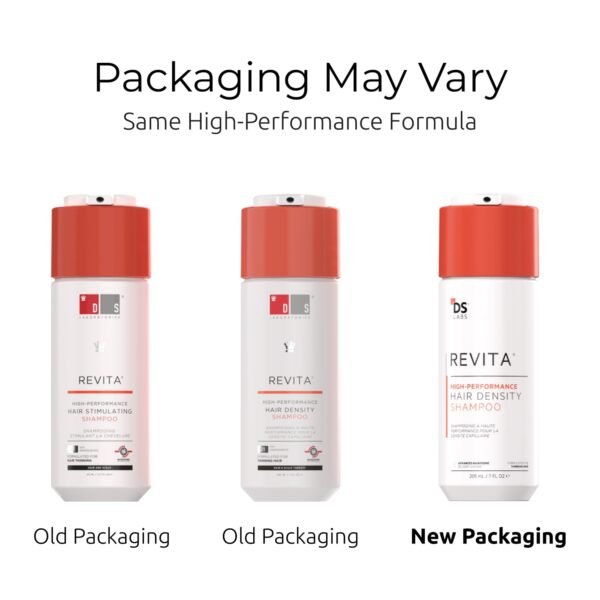 DS Labs Revita Shampoo – High-Performance Hair Density Shampoo, Volumizing & Thickening, Fuller, Healthier-Looking Hair, Sulfate & Silicone Free, For Men & Women, 205mL