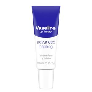 Vaseline Lip Therapy Lip Balm Tube For healthier looking lips Advanced Healing Moisturizer For Dry Lips 0.35 oz