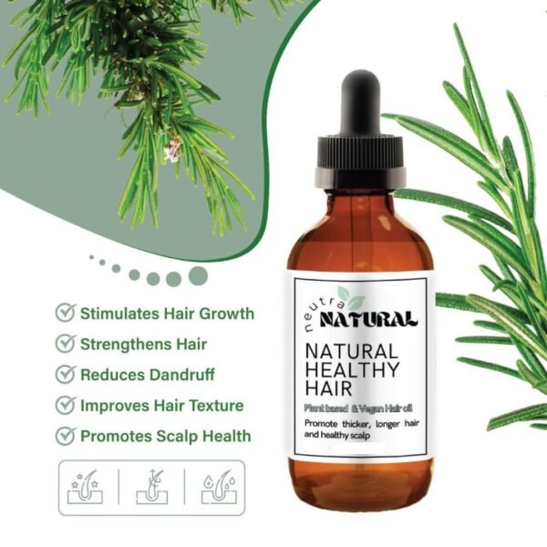 61X1VRqEgJL._SL1080_.jpg 2Oz Plant Based Veganic Natural Hair Growth Oil - TikTok Organic Rosemary Oil for Hair Growth with Coffee, Castor and Tea Tree Extract - Reduce Hair Loss & Nourish Lashes with Cruelty-Free Ingredients