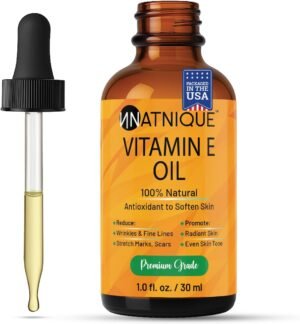 61X5sswNnoL._AC_SL1500_.jpg Vitamin E Oil 1oz 100% Natural for Nails, Hair, Face, Eyebrows, Eyelashes, and Body. Non-GMO, Natural D-Alpha Tocopherol. for Nail Growth, and Vitamin E for Skin