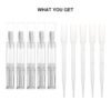 61XC08Zt8CS._SL1500_.jpg 5 pack 5ml Transparent Twist Pen for Cuticle Oil Applicator, Empty Nail Oil Pen with Brush Tip, Eyelash Growth Liquid Tube, Cosmetic Lip Gloss Container (5x)