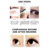61XJD3RjBzL._SL1500_.jpg 40 Pieces Fake Lashes No Glue Apply False Lashes Eyelash Self Adhesive Lash Strips for Fake Eyelashes Extension Supplies Suitable for All Strip