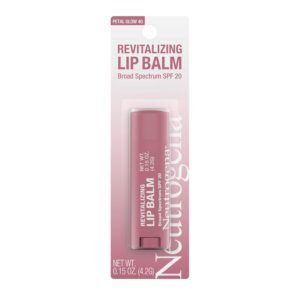 61XU-ow-oL._SL1500_.jpg Neutrogena Revitalizing Tinted Lip Balm Broad Spectrum SPF 20 Sunscreen, Moisturizing Lip Balm with a Sheer Tint for Softer, Smoother, Healthier-Looking Lips, Sheer Petal Glow 40, .15 oz