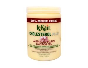Le Kair Cholesterol Plus Jamaican Black Castor Oil Deep Treatment Conditioning Cream 24 Oz.