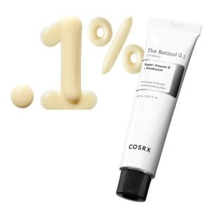 61Y0CcN6KvL._SL1500_.jpg COSRX Retinol 0.1% Cream, 0.67 Oz, Anti-aging Eye & Neck Cream with Retinoid Treatment to Firm Skin, Reduce Wrinkles, Fine Lines, Signs of Aging, Gentle Daily Korean Skin Care