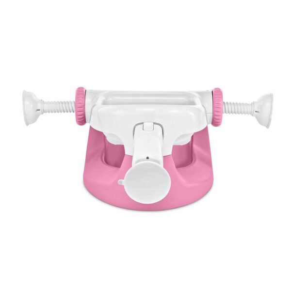 Summer by Ingenuity My Bath Seat for Sit-Up Baby Bathing, Sure & Secure Suction Cups, ASTM Safety Tested & Approved, Backrest for Assisted Sitting, Easy Setup & Storage, Pink