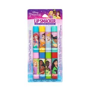 61YCt4yl6LL._SL1280_.jpg Lip Smacker Disney Princess Flavored Lip Balm Party Pack 8 Count, Clear, For Kids