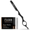 61YH3l8cQvL._SL1500_.jpg Facón Hair Razors for Cutting Hair - Professional Hair Styling Razor Kit with 11 Replacement Blades, Stainless Steel Hair Cutting Tool for Salon & Home, Premium Hair Thinning Texturizing Faether Razor
