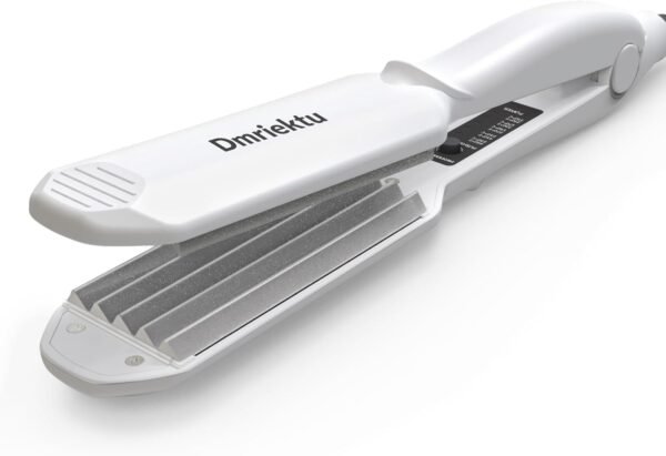 61YHU-ue7L._AC_SL1500_.jpg Hair Crimper for Women, Dmriektu Crimping Iron for Volumizing Fluffy Hairstyle, Crimper Hair Iron with Ceramic Hair Styling Tools for Women Girls Adjust Temp Dual Voltage Auto Off