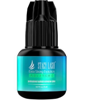 61YK9bH6GHL._SL1500_.jpg Stacy Lash Extra Strong Evolution Advanced Eyelash Extension Glue (0.17fl.oz/5ml)/ 1Sec Dry /6Weeks Retention/Black Adhesive/Professional Supplies