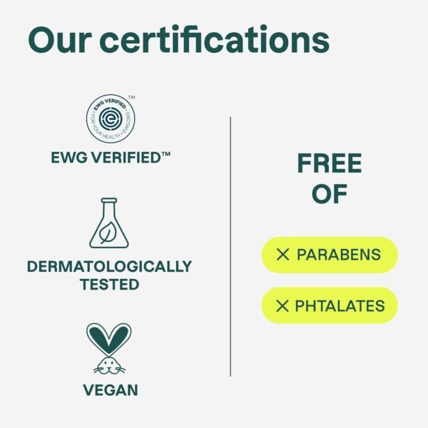 ATTITUDE Body Wash, EWG Verified Shower Gel, Dermatologically Tested, Plant and Mineral-Based, Vegan Personal Care Products, White Tea Leaves, 16 Fl Oz