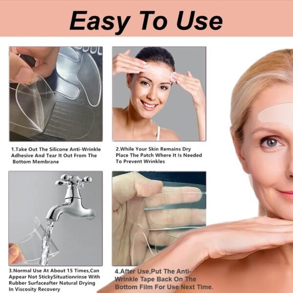 61YcffN3AwL._SL1080_.jpg Forehead Wrinkle Patches, Anti Wrinkle Facial Patches for Face Overnight to Reduce Frown Lines, Reusable Anti-Ageing Forehead Wrinkle Treatment for Women 6 pcs