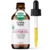 61YgaJYixdL._SL1500_.jpg Organic Castor Oil - 100% Pure Certified USDA Organic, Cold Pressed & Hexane-Free, For Eyelashes, Eyebrows, Hair, Skin & Wellness Packs -1oz Glass Bottle & Dropper