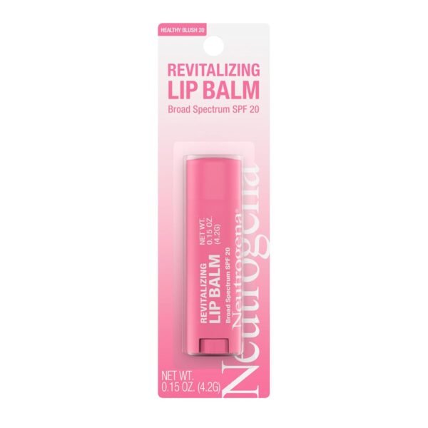 61Yj0PFmGIL._SL1500_.jpg Neutrogena Revitalizing Tinted Lip Balm Broad Spectrum SPF 20 Sunscreen, Moisturizing Lip Balm with a Sheer Tint for Softer, Smoother, Healthier-Looking Lips, Sheer Healthy Blush 20, .15 oz