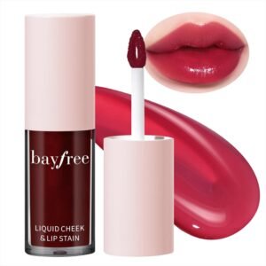 61YngDMhlyL._SL1500_.jpg Liquid Cheek & Lip Stain, Korean Lip Tint with Moisturizing & Weightless, Non-Sticky, Long-Lasting, Kiss-proof, All Long-wearing, Vegan Makeup (Rose Cherry)