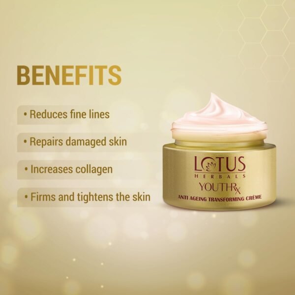 61YqHCDCVsL._SL1200_.jpg Herbals YouthRx Anti Ageing Transforming Cream SPF 25 | PA+++ | Preservative Free | 50g