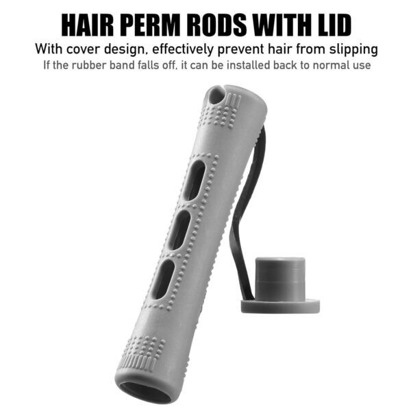 61Ytix6b74L._SL1500_.jpg WILLBOND 60 Pcs Perm Rods Natural Long Short Hair Perm Rods with Elastic Rubber Band Non Slip Plastic Perming Cold Wave Kit for Women Hairdressing Styling Tool(0.59 Inch,Gray)