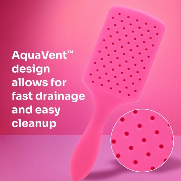 61Z7H6djaVL._SL1500_.jpg Wet Brush Paddle Detangler Hair Brush, Elemental Blue, Ultra-Soft IntelliFlex Bristles with AquaVent Design, Great For Treatment & Mask Application, Women, Men, Wet, Dry and Damaged Hair