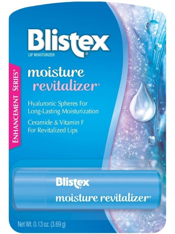 61Z8kdXbDlL._SL1330_.jpg Blistex Moisture Revitalizer Moisturizing Long-Lasting Lip Balm (Pack of 2)