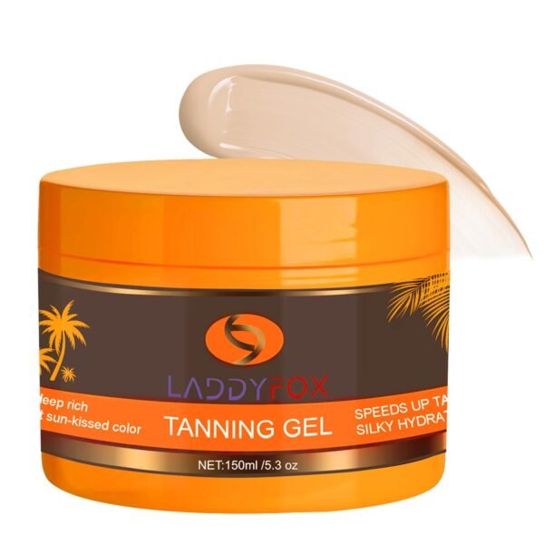 Luxury Intensive Tanning Gel, Natural Tanning Accelerator Cream Gel, for Sunbeds & Outdoor Sun
