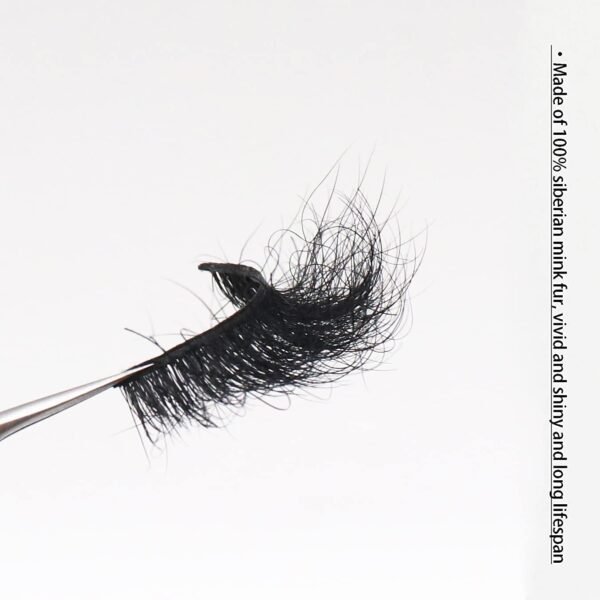 61ZHAQJtOL._SL1353_.jpg Veleasha Lashes 100% Real Mink 3D luxurious False Eyelashes Hand-made Natural Long Cross False Lashes for Makeup 1 Pair Pack (No.A11)