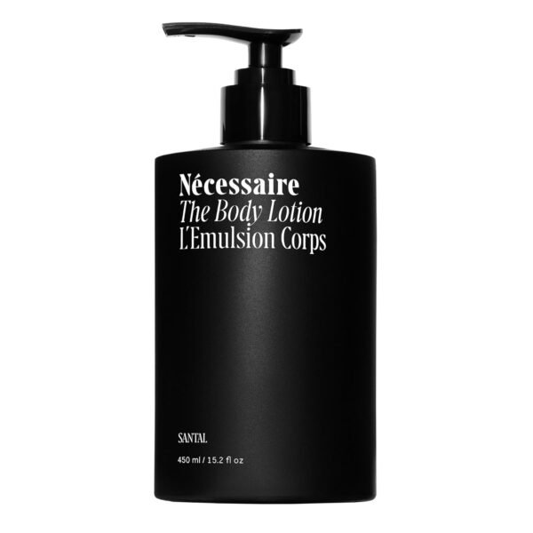 61ZJ7tOf4EL._SL1500_.jpg Nécessaire The Body Lotion with Pump. Santal. Multi-Peptide Firming Lotion to Moisturize, Firm, Strengthen. 2.5% Niacinamide, Vitamin C/E + Omega 6/9. 450ml / 15.2 fl oz