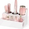 61ZKZl9NcmL._AC_SL1500_.jpg NIUBEE Acrylic Hair Styling Tool Organizer and Holder - Bathroom Countertop Storage for Blow Dryers, Accessories, Makeup, and Toiletries