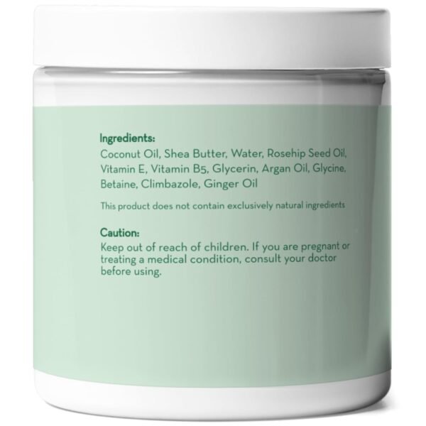 Pure Body Naturals Coconut Oil Hair Mask, Deep Conditioning Hair Treatment for Dry Damaged and Color Treated Hair, Sulfate Free Hair Conditioner, Moisturizes, Repairs, 8.8 Fl Oz