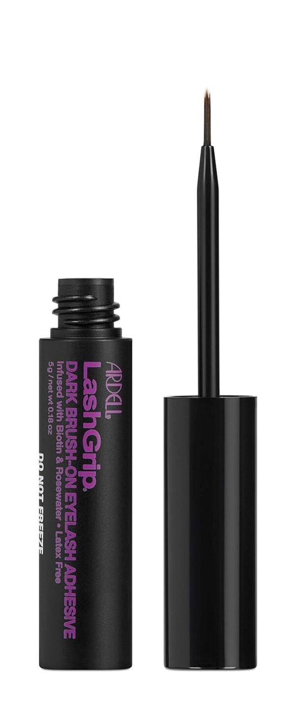 61ZM98hVuzL._SL1500_.jpg Ardell Brush-On Eyelash Adhesive - Latex-Free Lash Glue with Biotin & Rosewater for Long-Lasting Hold, Easy Application for False Lashes and Lash Clusters - Dark
