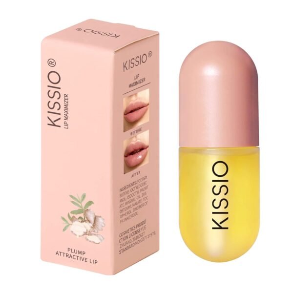 61ZYsC0p0yL._SL1500_.jpg KISSIO Lip Plumper,Natural Lip Plumper for Day Use,Plumping Gloss Make Lips Fuller and Moisturizing 5.5ml,Lips Mask,Hydrating & Reduce Fine Lines,Beautiful Fuller