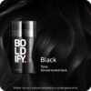 BOLDIFY Hair Fibers (12g) - Fill In Thinning and Fine Hair for an Instantly Fuller, Thicker Look - 14 Shades for Women & Men - Black