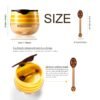 61ZhA7I5ZDL._SL1300_.jpg Honey Lip Mask, Ksndurn 1 PC Lip Scrubs Exfoliator & Moisturizer - Bee Balm Lip Balm Honey Pot/Hydrating Prevention Dry,Sleeping Lip Mask Lip Scrubs for Dry Lips