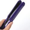 MBHAIR Ceramic Crimper Iron for Volumizing Fluffy Hairstyle, Corrugation Crimper Hair Iron, Anti Static Ceramic Hair Crimping Iron Adjust Temperature (Purple)