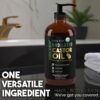 61a41sOD87L._SL1500_.jpg BALM OF GILEAD Organic Castor Oil for Skin Hydration - Therapeutic Cold Pressed, USDA Certified 100% Pure, Glass Bottle - 16 oz Unrefined, Hexane Free, Castor Oil for Hair & Eyelashes Growth