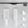 61a9hqU1QKL._SL1500_.jpg Fade Hair Trimming Guide for Men Haircut, Adjustable Silicone Curved Haircut Band, Curved Positioning Comb and Flat Top Comb for Home DIY Haircuts, Self Haircut Kit Guide Salon Styling Tools