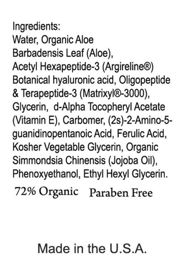 ANTI-AGING-No Needle Alternative-Pure Argireline Peptides Wrinkle Reduce Serum+ Matrixyl 3000+Hyaluronic Acid