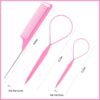 61aBegV-EHL._SL1500_.jpg IKOCO Girls' Hair Styling Kit with 1000 Colorful Rubber Bands, 2 Topsy Tail Tools, Rat Tail Comb and Small Hair Bands