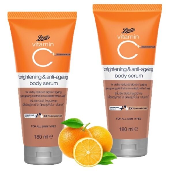 61aBjTn9ZtL._SL1000_.jpg Taweengam Body Cream Serum Lotion Moisturizer Skin Care Anti-Ageing Brightening Boots Vitamin C 180 ml x 2 Tubes